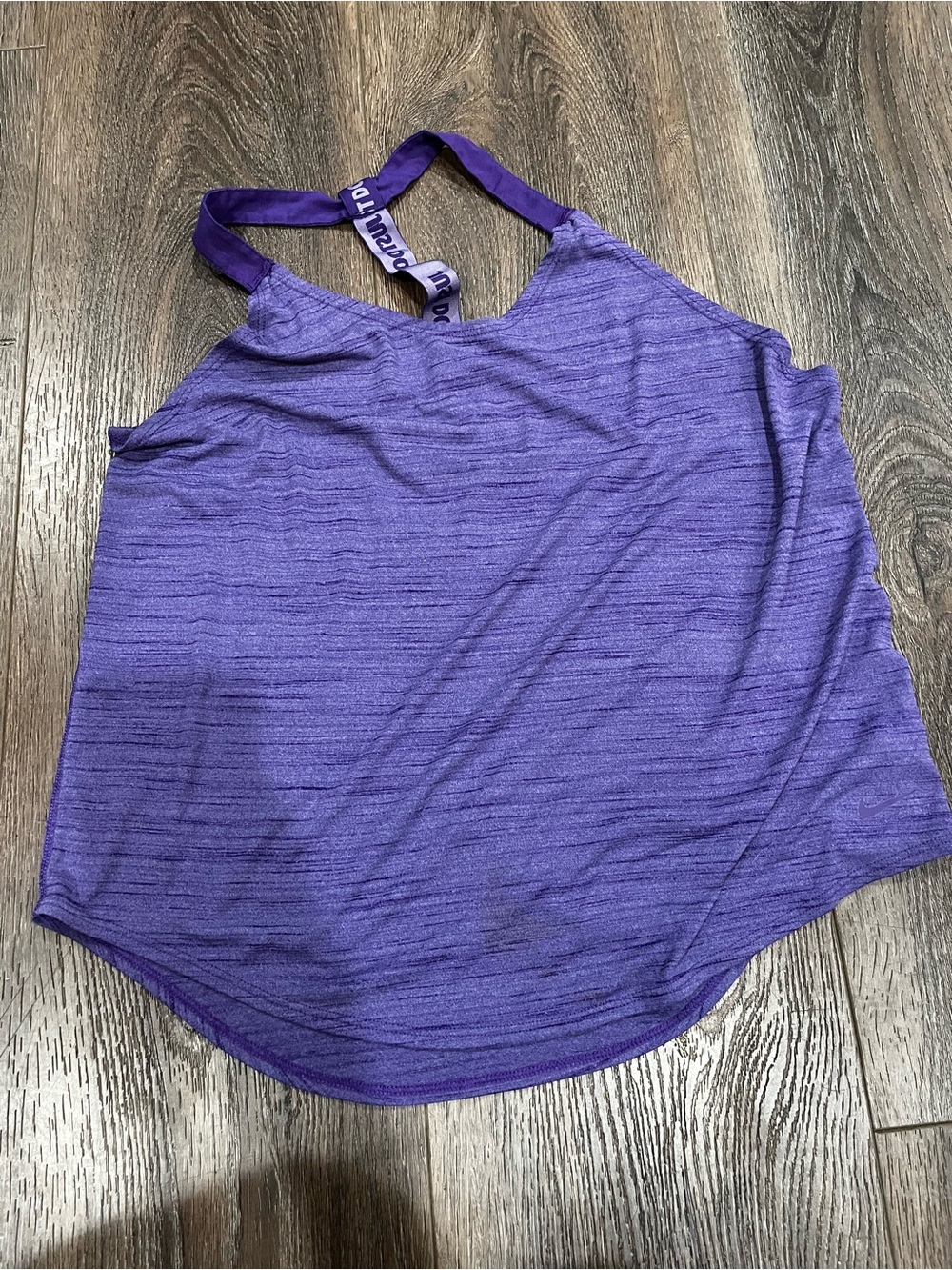 Nike Purple Racerback Tank with Logo Strap 57